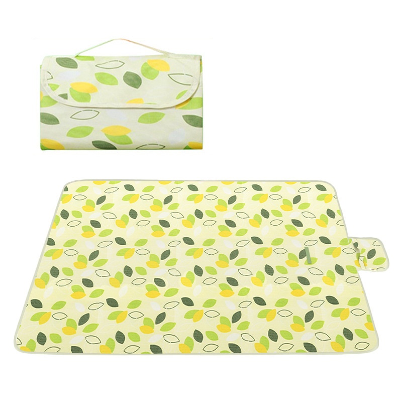 Outdoor Camping Rugs - 200x200cm特大ピクニックマット防水防砂ビーチブランケット3層厚手キャンプラグ折りたたみ式ポータブル屋外芝生用