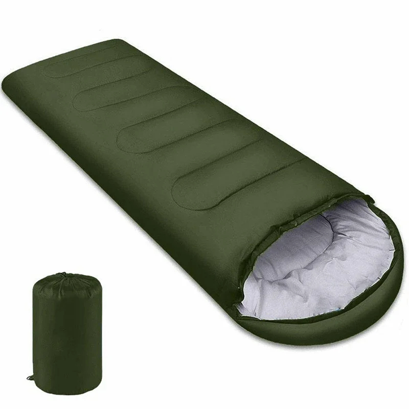 Ultralight Sleeping Bag - キャンプ寝袋超軽量防水 4 シーズン暖かい封筒型寝袋アウトドアハイキングバックパッキング旅行用