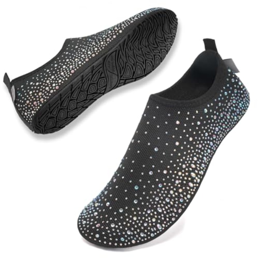 Outdoor Camping Slippers - レディース裸足ウォーターシューズ、旅行用ハウススリッパ、屋内外兼用アクアソックス、ビーチ、水泳、サーフィン、ヨガ、ダンス、キャンプ用