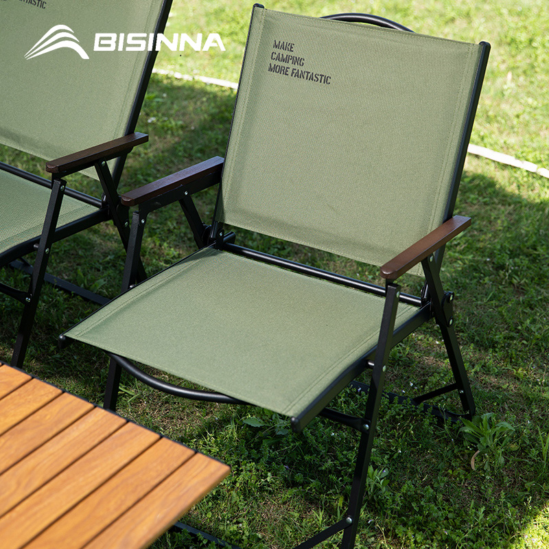 Outdoor Camping Table And Chairs - BISINNA-ピクニック,ハイキング,キャンプ,ピクニック用の折りたたみ椅子