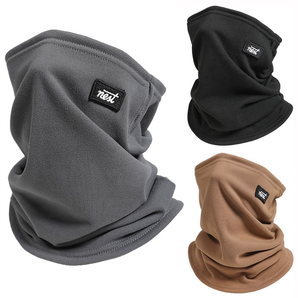 Outdoor Camping In Winter - 冬用キャンプフリースネックゲイター、スキーチューブスカーフ、スノーボードハーフフェイスマスク、男女兼用屋外防寒ネックウォーマー