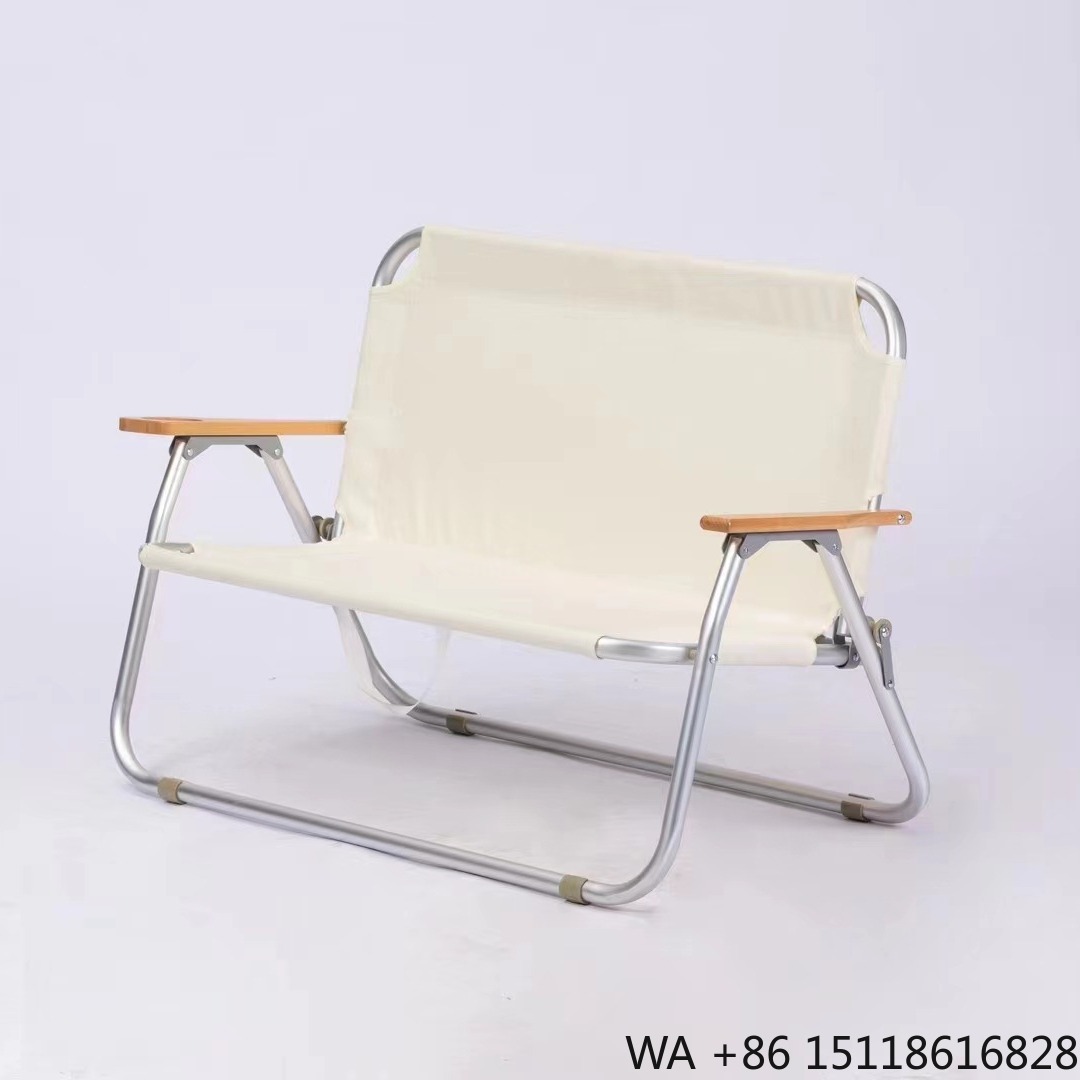 Folding Chair - 卸売 アウトドア 2人用 折りたたみ式 耐久性のあるダブルシートビーチチェア 折りたたみ式ガーデンベンチ