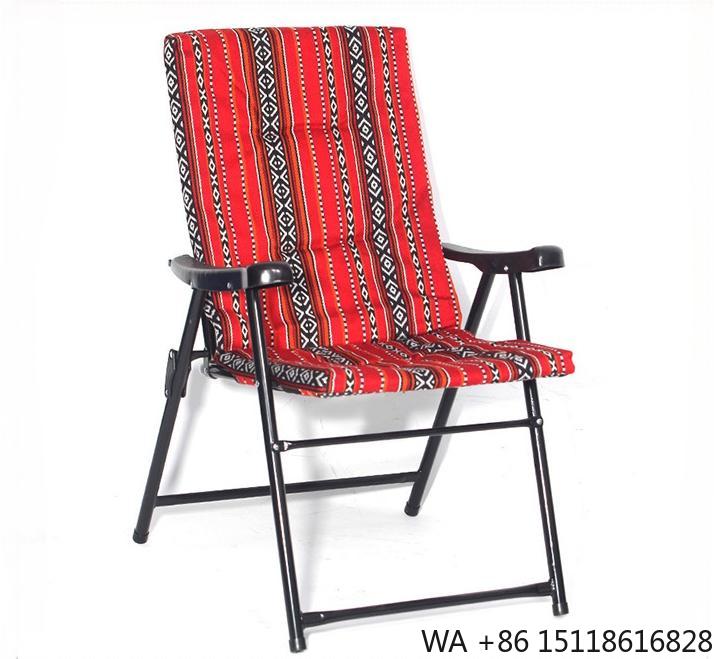 Folding Chair - 工場卸売 屋外家具 キャンプチェア ポータブル折りたたみ式鉄製 カスタムカラーデザイン 持ち運び簡単