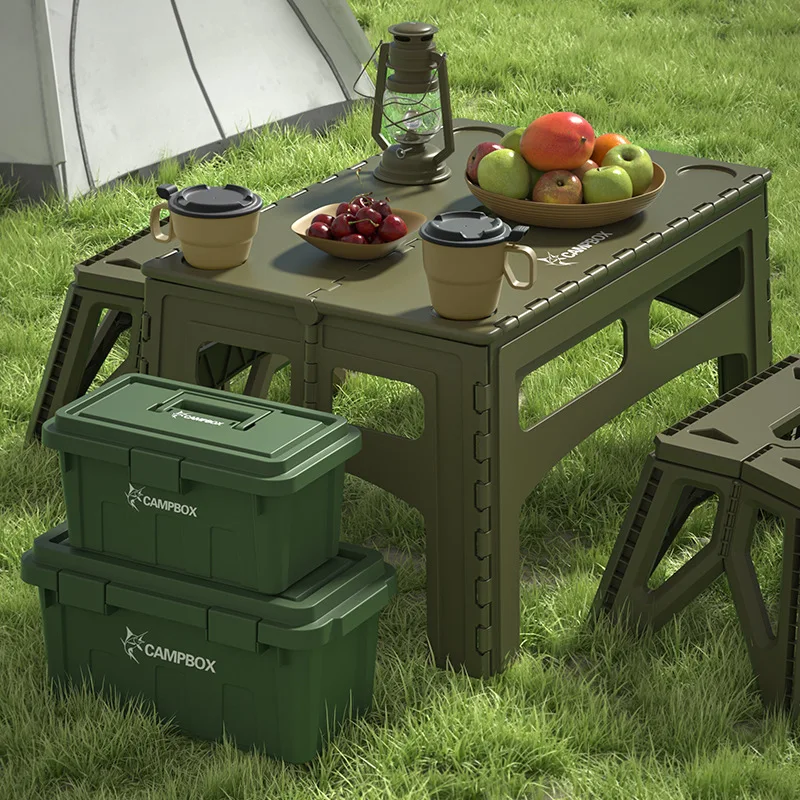 Outdoor Camping Exhibition - 折りたたみ式で拡張可能なプラスチック製のキャンプ用テーブル,簡単な日用品,適切な集まり,展示会,igtテーブル