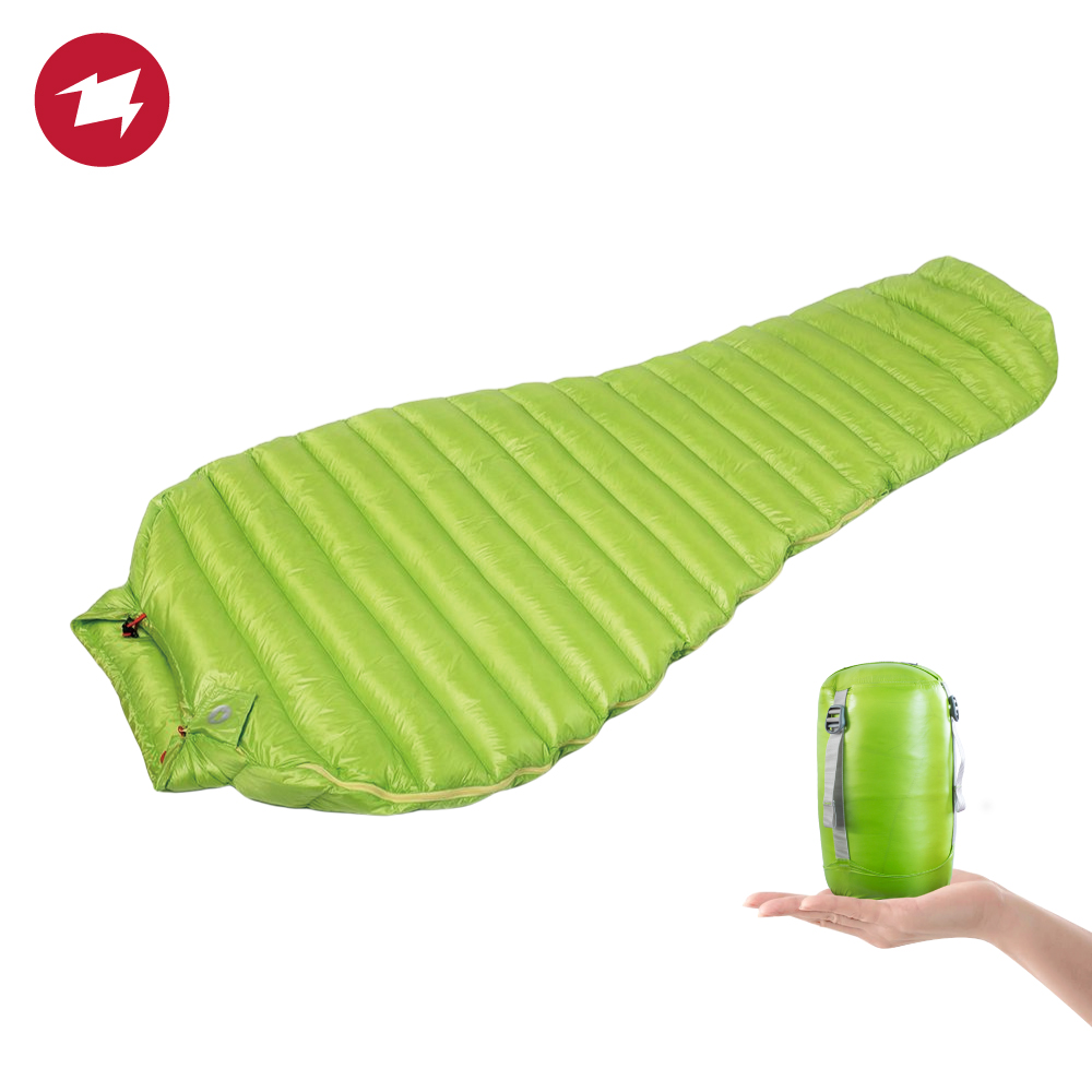 Ultralight Sleeping Bag - AEGISMAX MINI 800FP グースダウン寝袋超軽量屋外キャンプハイキング寝袋バックパッキング用