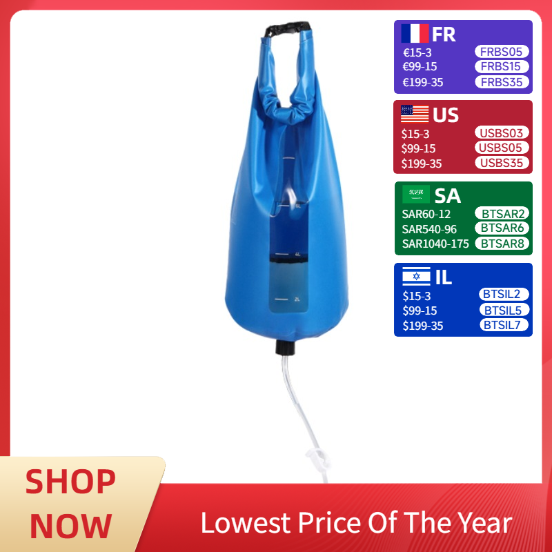 Outdoor Camping Water Filter - 携帯型屋外キャンプ浄水器、個別重力式緊急災害救助フィルター、ハイキング＆荒野冒険用