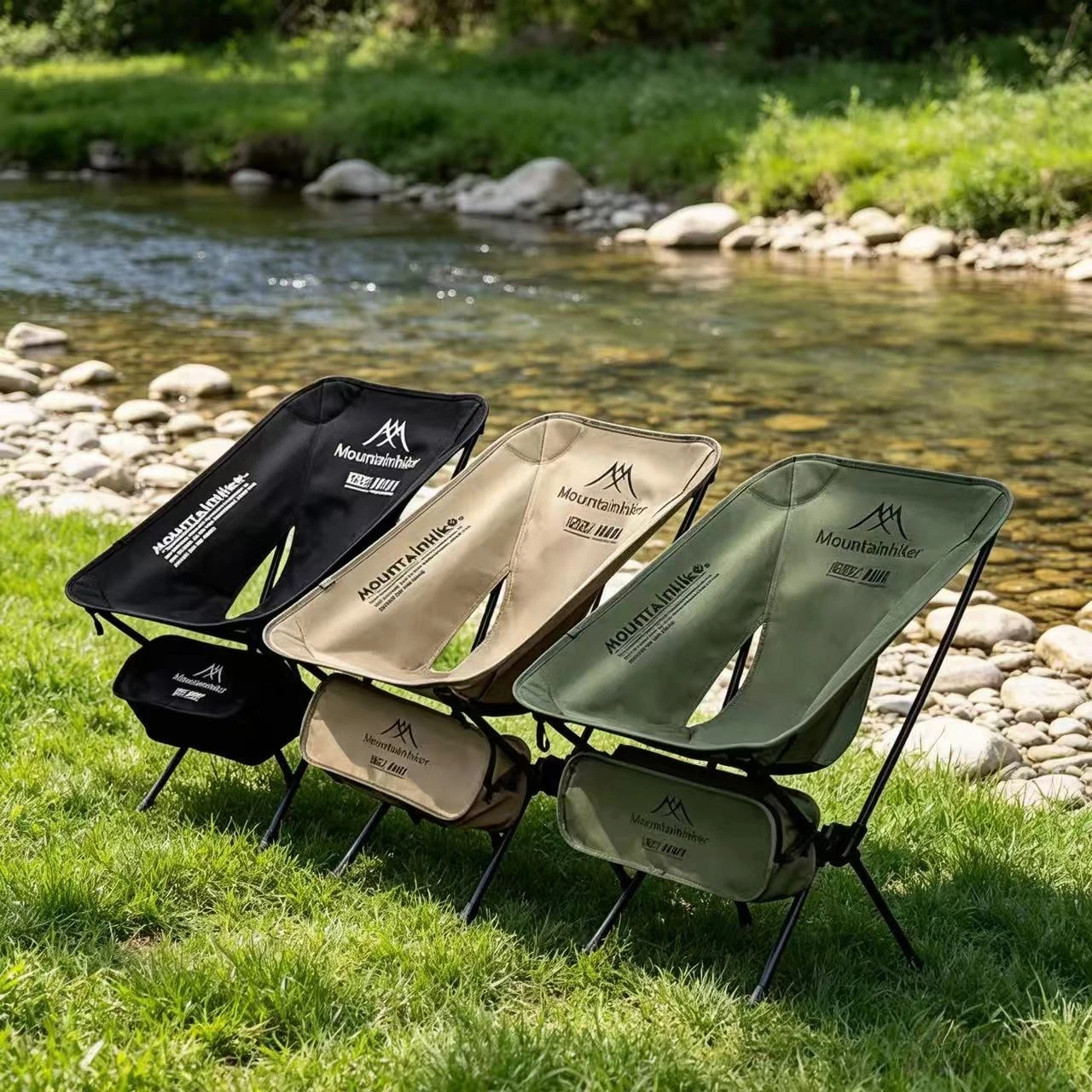 Outdoor Camping Table And Chairs - 折りたたみ式超軽量ムーンチェアポータブルレイジーキャンプチェアアウトドア旅行ピクニック釣り庭バルコニーリラックス人間工学に基づいたラウンジM