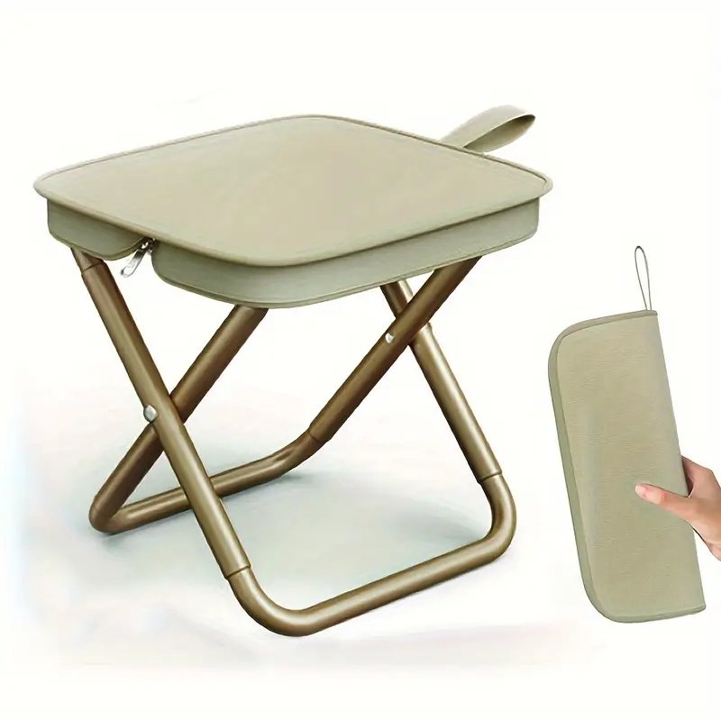 Outdoor Camping Table And Chairs - 屋外折りたたみ筆箱小さなスツールポケットスツールポータブル釣りスツールキャンプ旅行レジャーハンドバッグ椅子