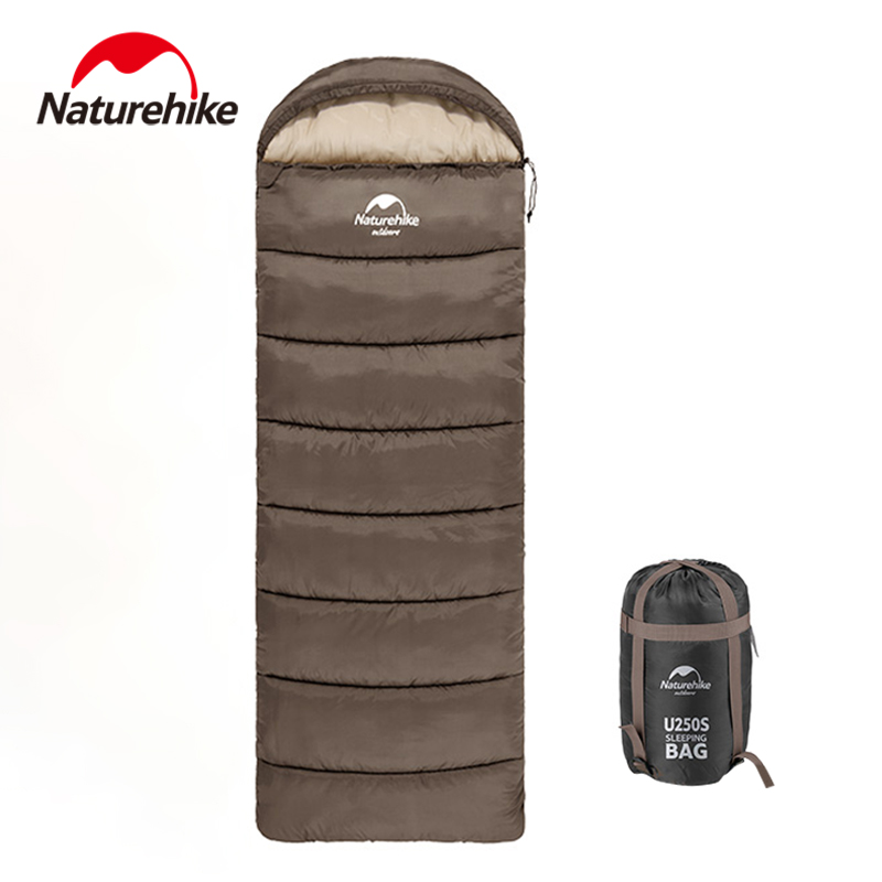 Ultralight Sleeping Bag - Naturehike 暖かい寝袋超軽量防水スプライシング可能なダブル寝袋キルト屋外冬用封筒型寝袋