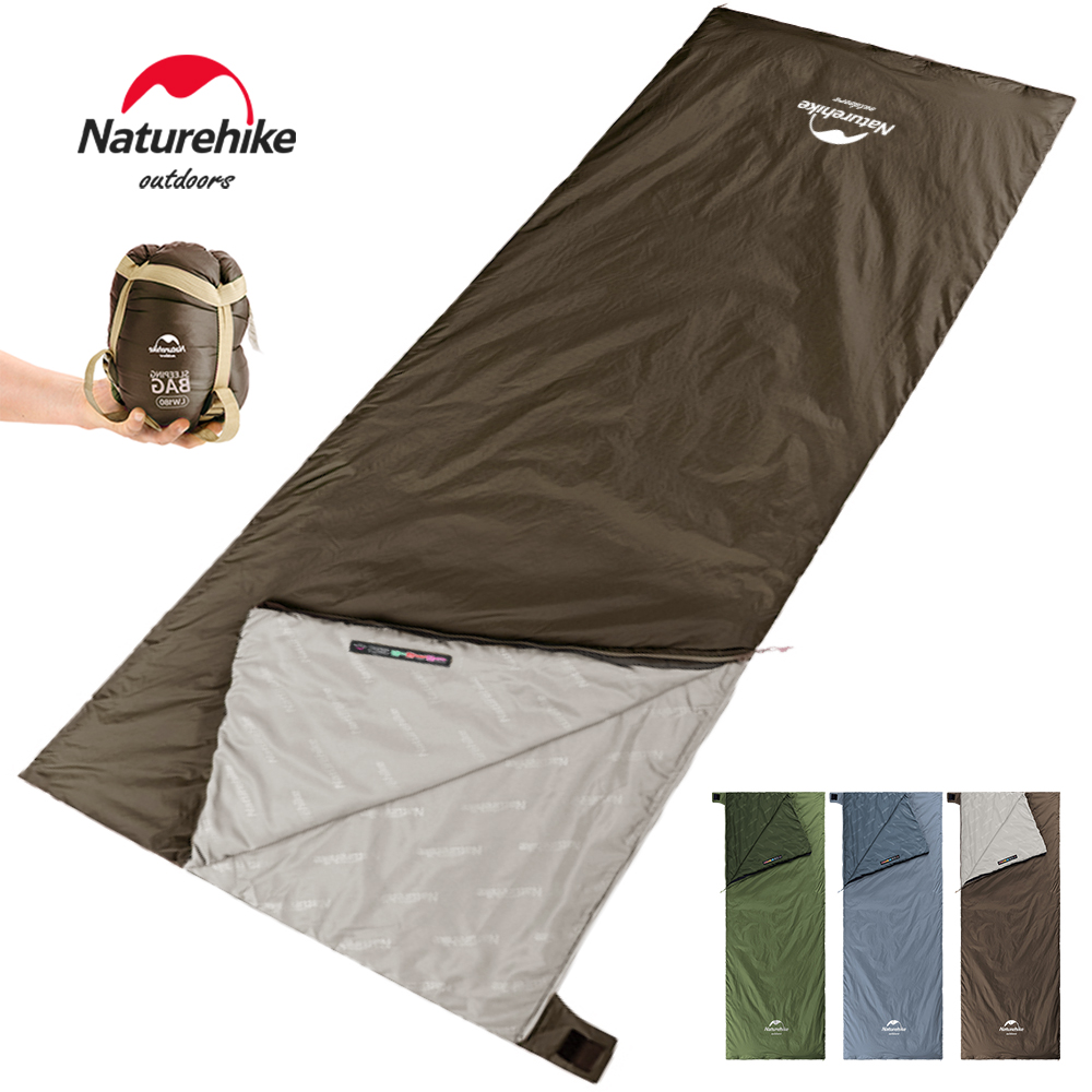 Ultralight Sleeping Bag - Naturehike キャンプ寝袋アウトドア超軽量 LW180 防水寝袋ハイキング旅行登山 3 シーズン
