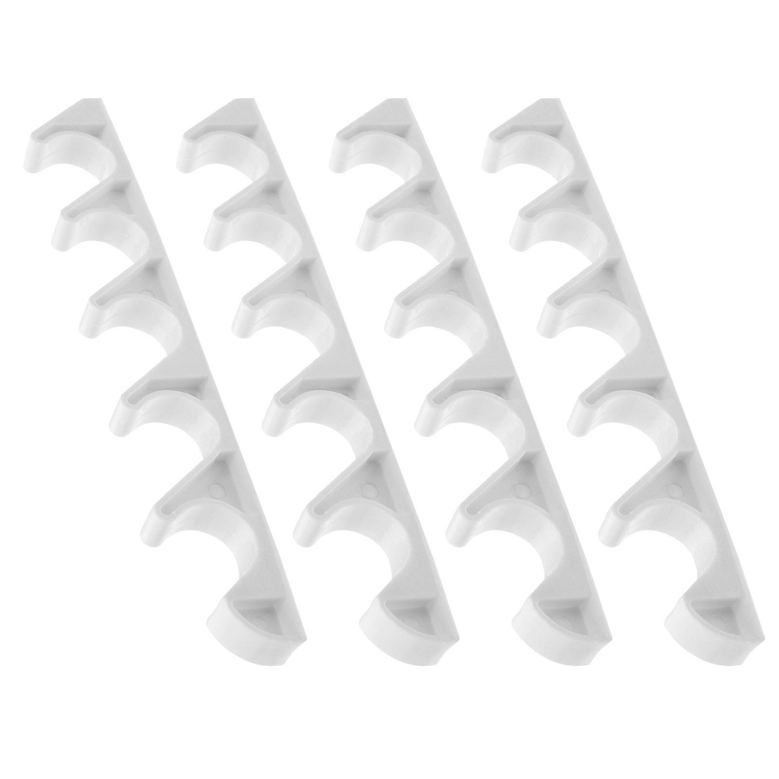 Folding Chair - 4個入り屋外折りたたみリクライニングチェア調整クリップ 5段階調整サポートバックルセット パティオガーデン家具交換部品
