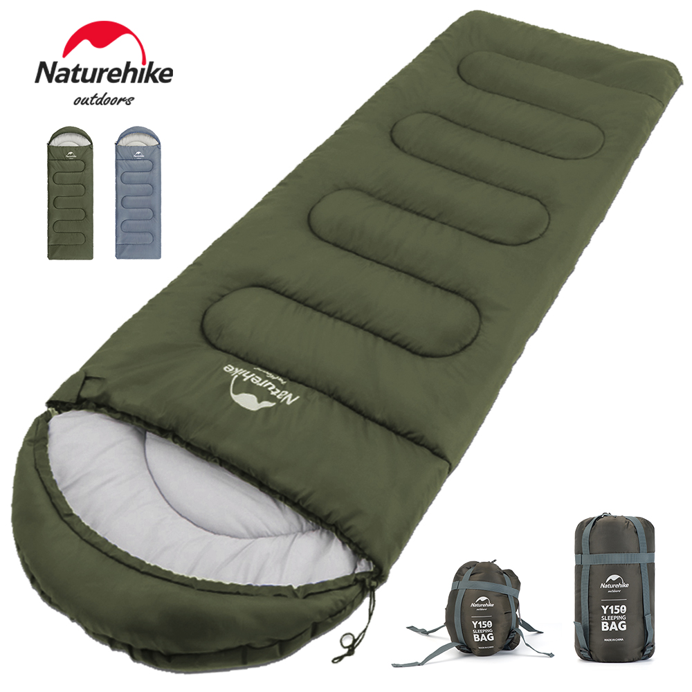 Ultralight Sleeping Bag - Naturehike Y150 寝袋超軽量綿寝袋アウトドアキャンプホームレジャー寝袋ハイキング寝袋