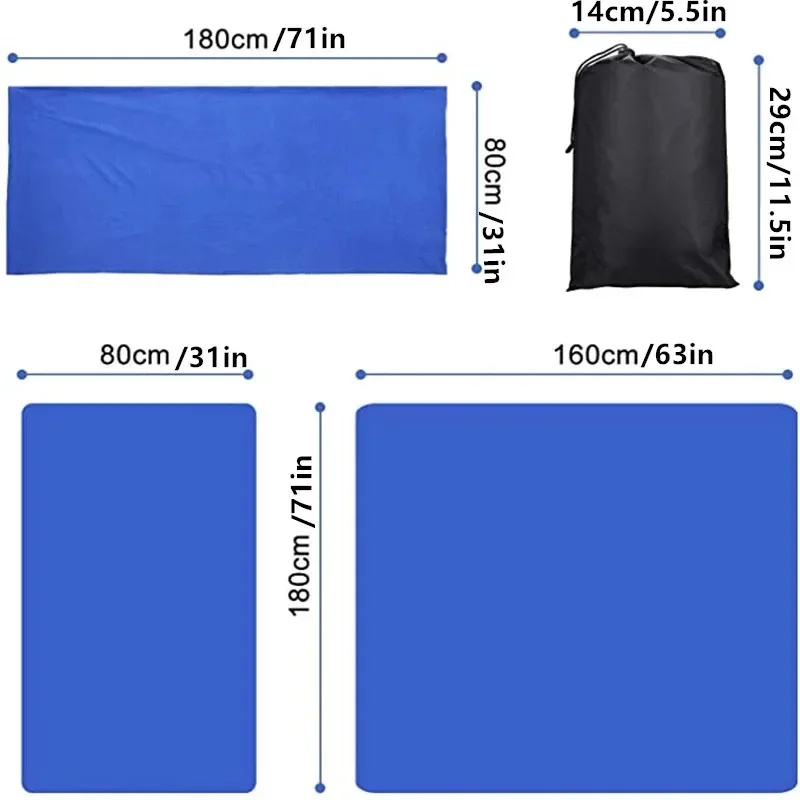 ポータブル超軽量フリーススリーピングバッグ,屋外キャンプテン - Ultralight Sleeping Bag のレビューと価格