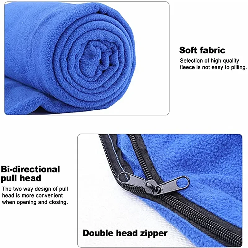 ポータブル超軽量フリーススリーピングバッグ,屋外キャンプテン - Ultralight Sleeping Bag のレビューと価格