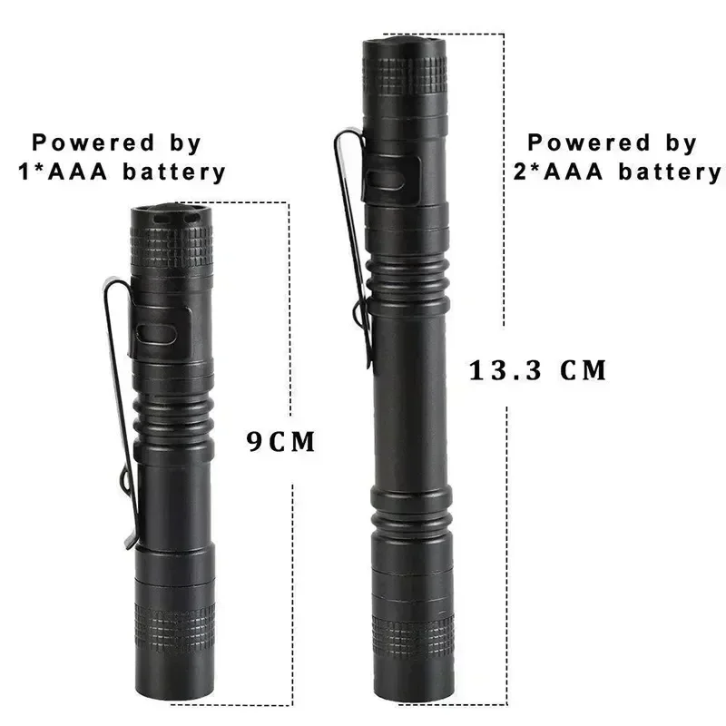 ミニポータブル LED ペンライト クリップ付き 超高輝度  - Outdoor Camping Glamping のレビューと価格