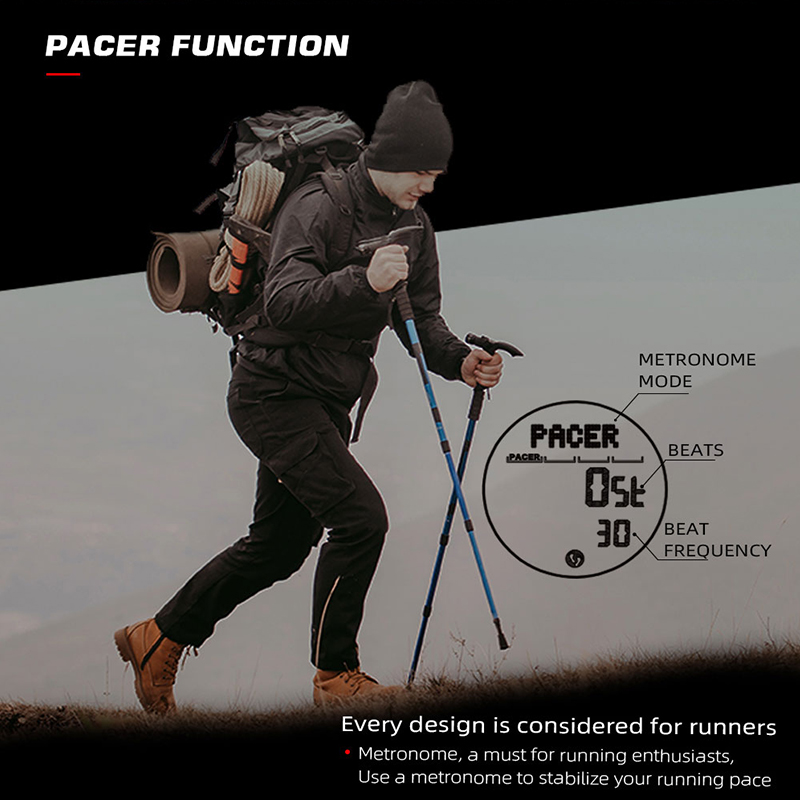 メンズデジタル腕時計スポーツ超軽量アウトドアコンパス歩数計防 - Outdoor Camping Japan のレビューと価格