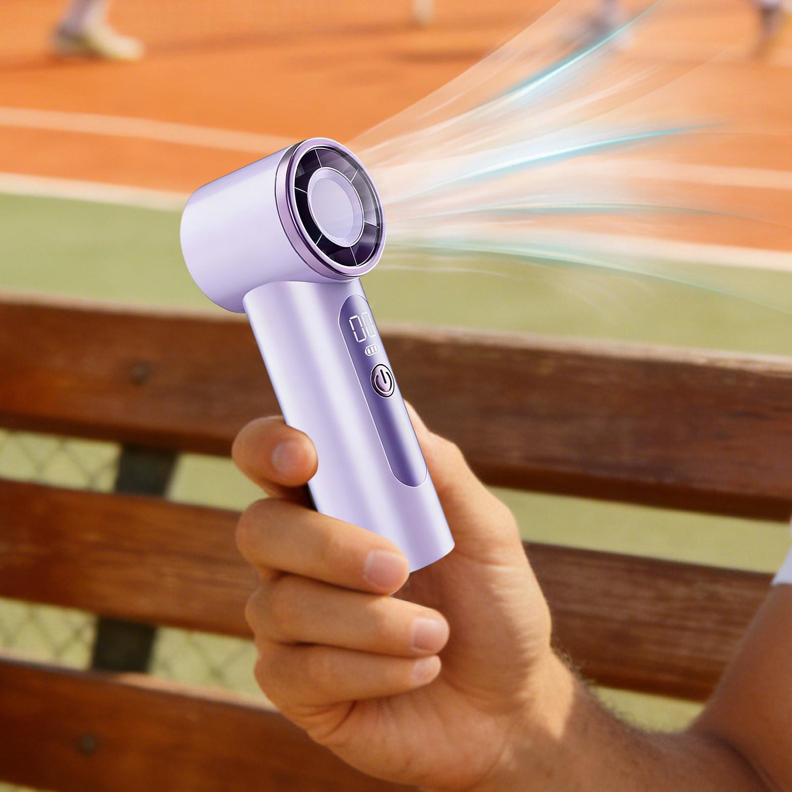 USB充電式ミニハンドヘルドファン、旅行、オフィス、屋外、自 - Outdoor Camping Misting Fan のレビューと価格