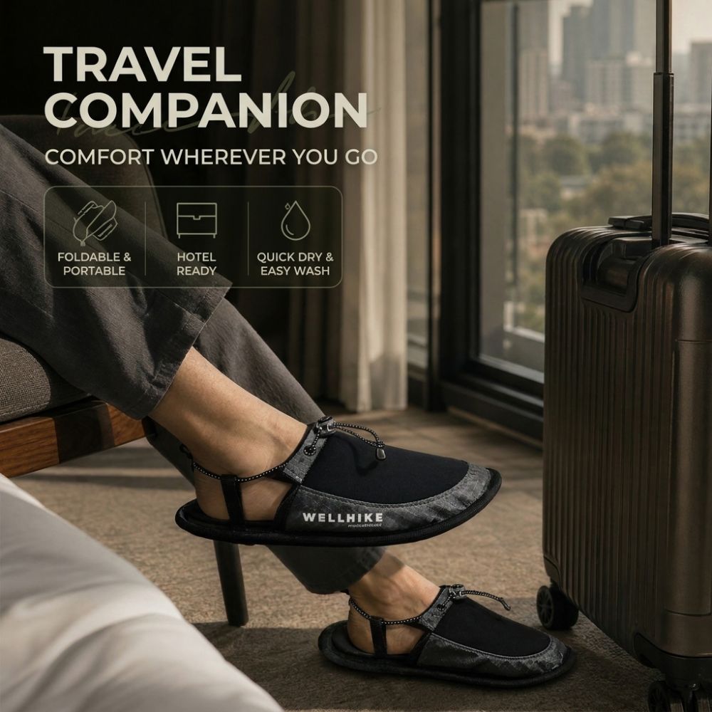 1 ペアの滑り止めトラベルスリッパ、耐摩耗性、折りたたみ可能 - Outdoor Camping Slippers のレビューと価格