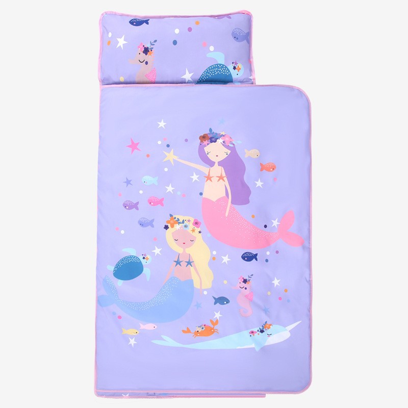 枕と毛布付きの幼児用マット,就学前のデイケア用の特大寝袋,キ - Outdoor Camping Rugs のレビューと価格