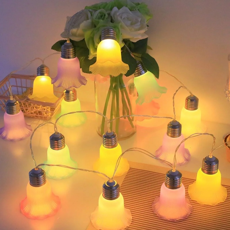 ベルフラワー LED ストリングライト ウォームホワイト 防 - Outdoor Camping Lights String のレビューと価格