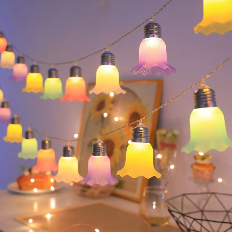 ベルフラワー LED ストリングライト ウォームホワイト 防 - Outdoor Camping Lights String のレビューと価格