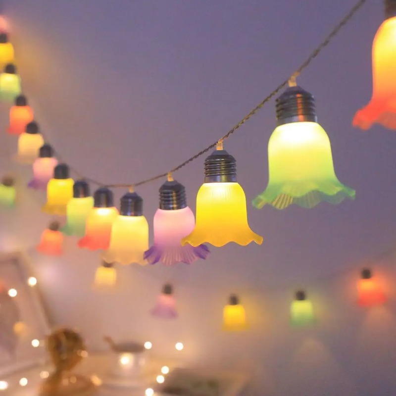 ベルフラワー LED ストリングライト ウォームホワイト 防 - Outdoor Camping Lights String のレビューと価格
