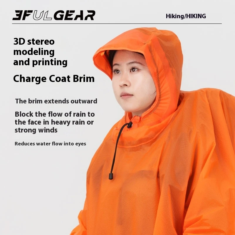 3F UL GEAR 超軽量ハイキングレインコート 3 in - Camping Rain Poncho のレビューと価格