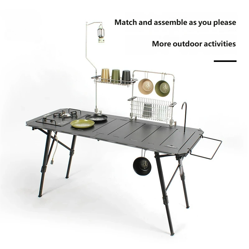 ポータブルアルミ合金 Igt テーブル屋外キャンプ折りたたみ - Outdoor Camping Cooking Table のレビューと価格