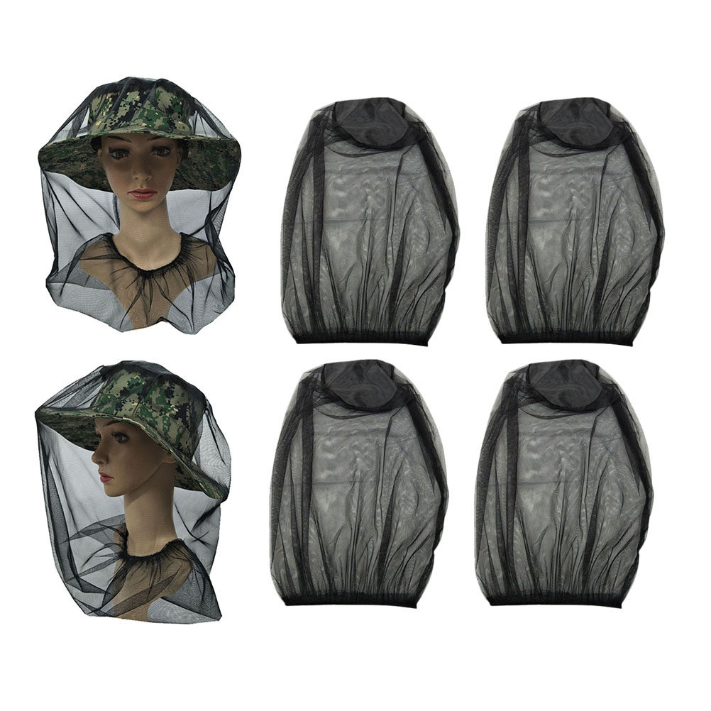 4 個の蚊よけヘッドネット軽量ポータブルフェイスメッシュネッ - Outdoor Activities In Camping のレビューと価格