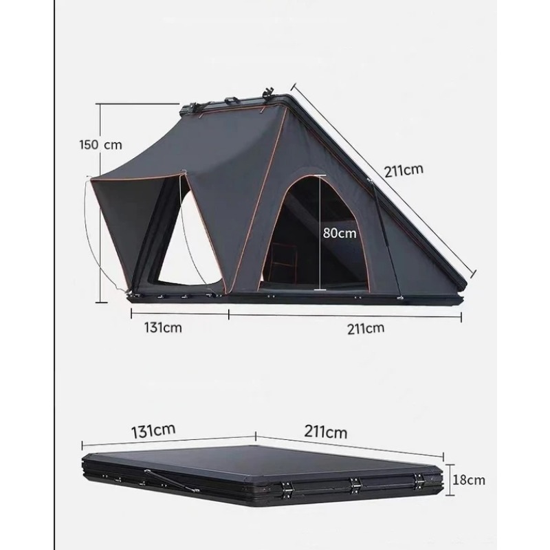 新しいアウトドアキャンプ簡単設置アルミ製クラムシェルSUV車 - Outdoor Camping Australia のレビューと価格