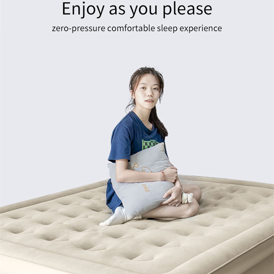 インフレータブルPVCスリーピングマットレス,豪華な2人用キ - Outdoor Camping Rugs のレビューと価格