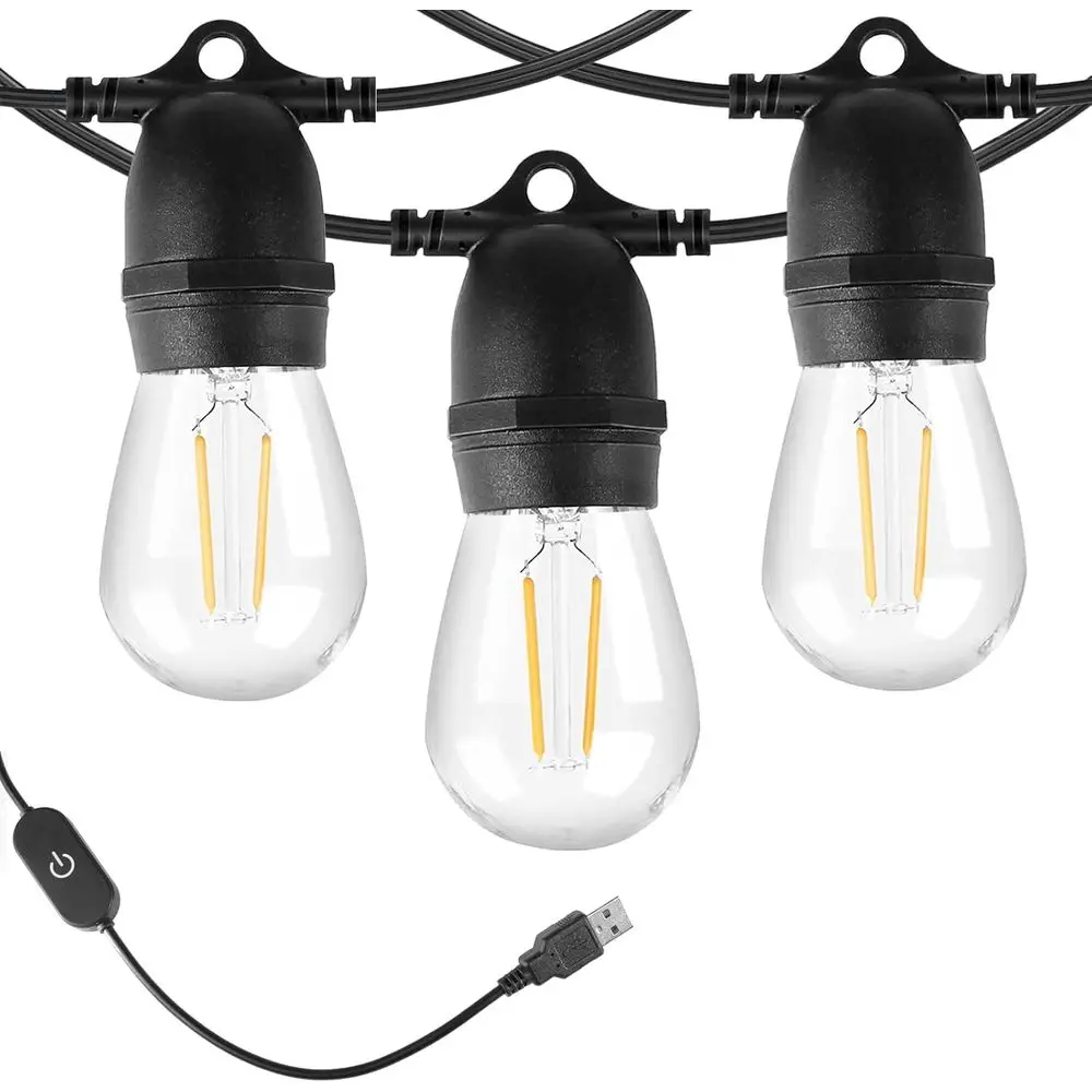 24.6フィートUSB電源ストリングライト、10個のLED電 - Outdoor Camping Lights String のレビューと価格