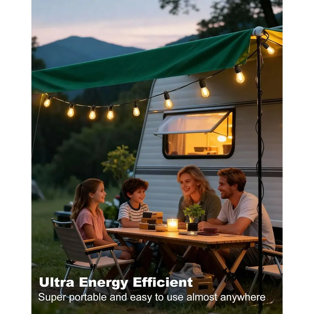 24.6フィートUSB電源ストリングライト、10個のLED電 - Outdoor Camping Lights String のレビューと価格