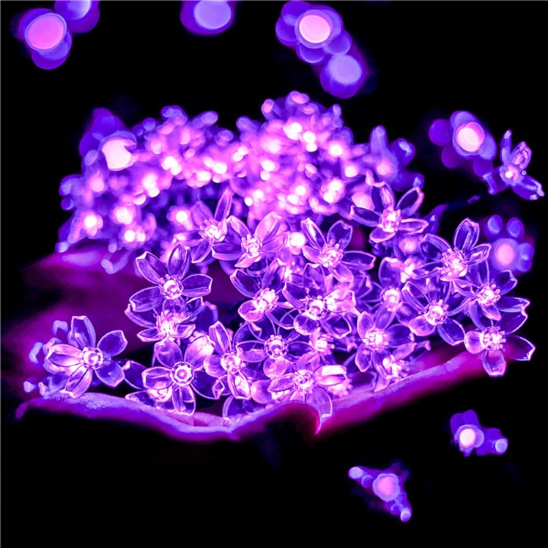屋外ソーラー LED ストリングライト桜の花ライトストリング - Outdoor Camping Lights String のレビューと価格