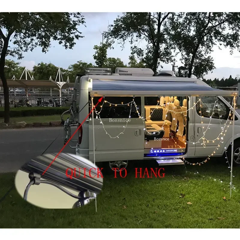 キャンプ用日よけフック,キャンピングカー,ライトロープクラン - Outdoor Camping Lights String のレビューと価格
