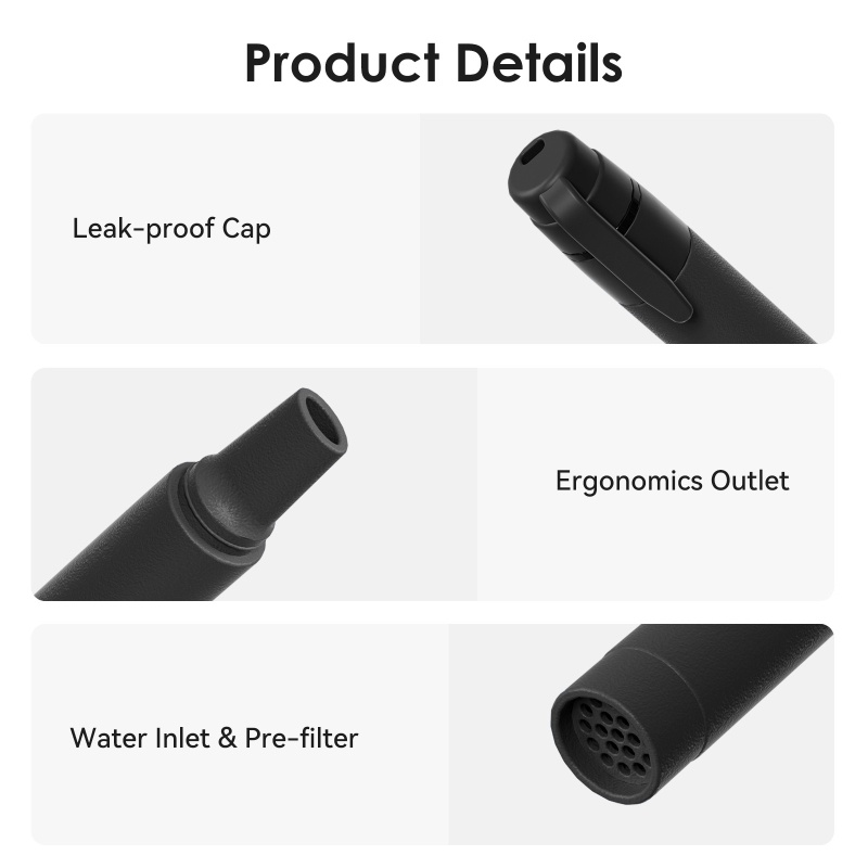 水フィルターストロー屋外用小型水ろ過ツールポータブル浄水器ス - Outdoor Camping Water Filter のレビューと価格