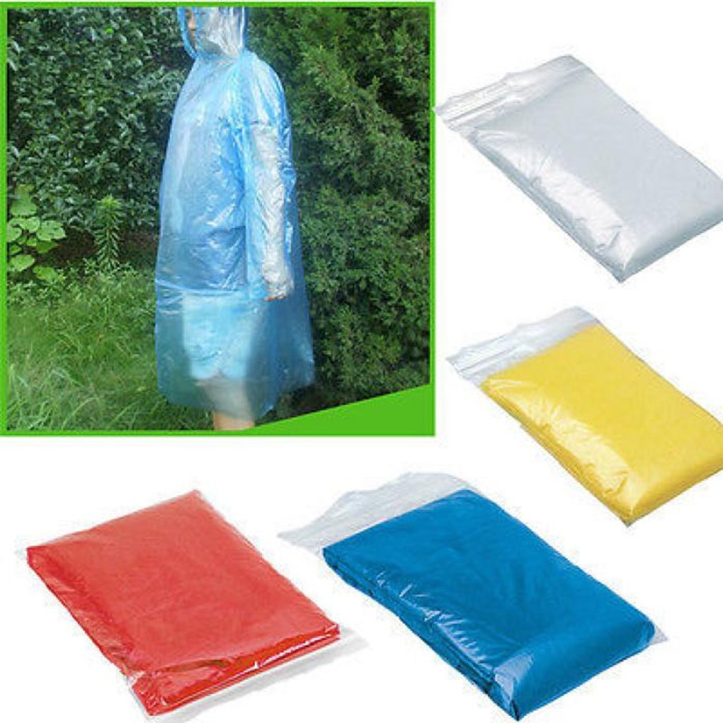 使い捨てレインコート レインポンチョ アウトドアレインケープ - Camping Rain Poncho のレビューと価格