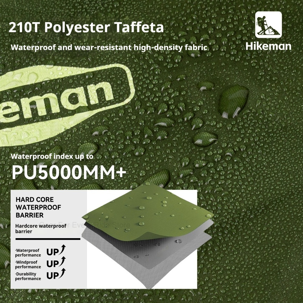 超軽量ジッパーレインコート 210T ポリエステル 防水レイ - Camping Rain Poncho のレビューと価格