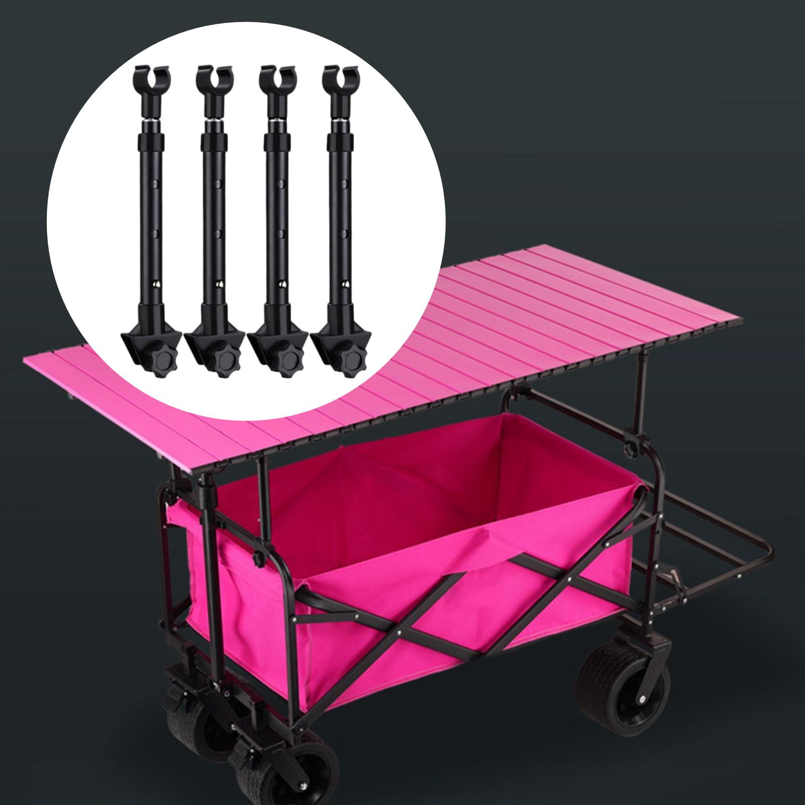 4ピースワゴンカートルーフロッド必須アタッチメント頑丈なバッ - Outdoor Camping Vehicle Wagon のレビューと価格