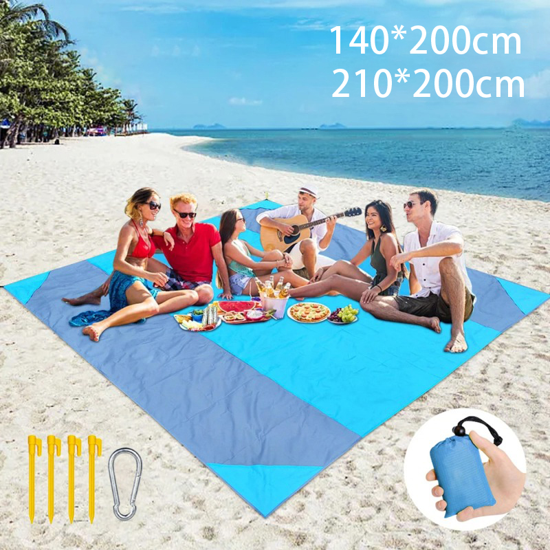 防水折りたたみピクニックマット軽量ポータブル屋外ブランケット - Outdoor Camping Rugs のレビューと価格