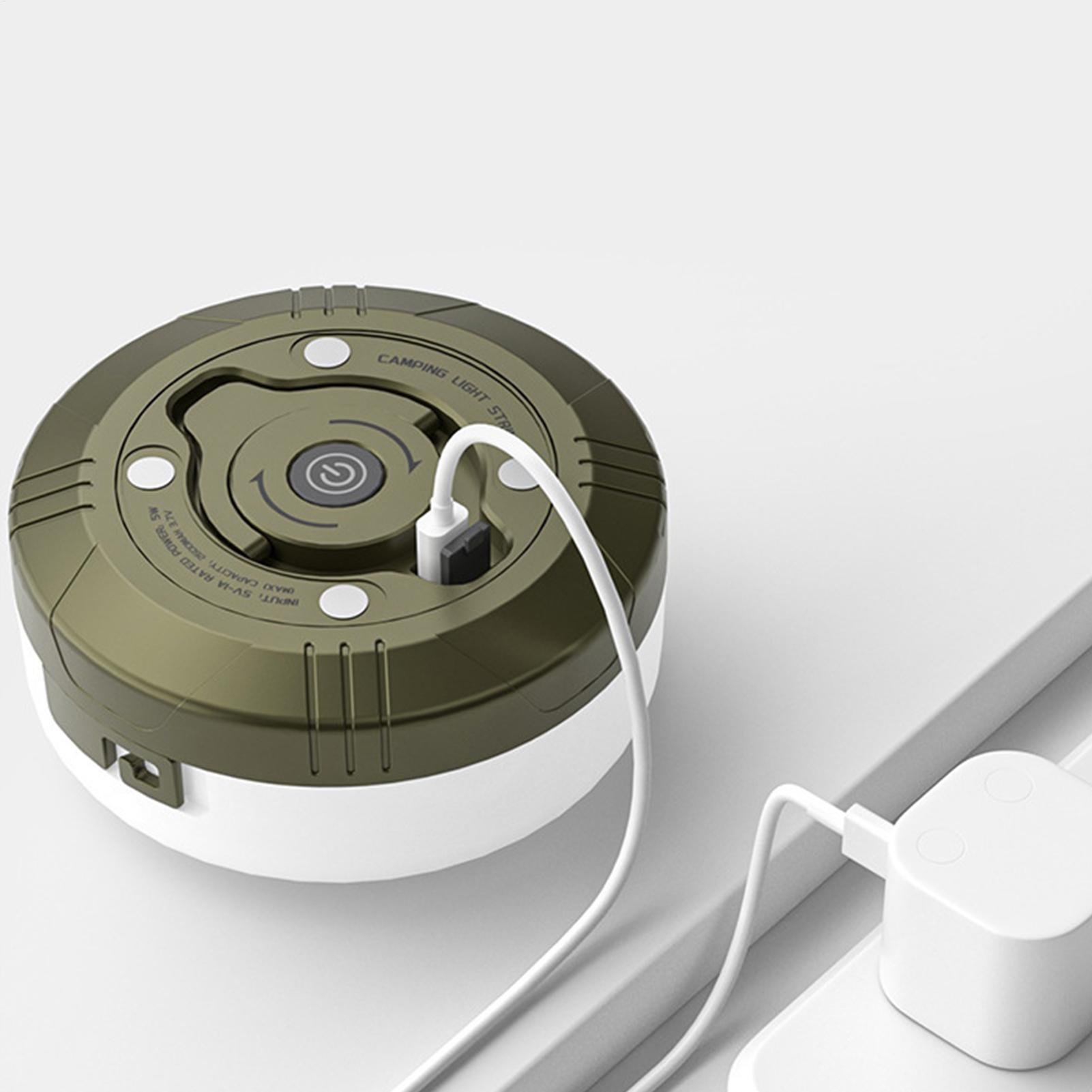 格納式キャンプ用ストリングライト 2600mAh フック付き - Outdoor Camping Lights String のレビューと価格
