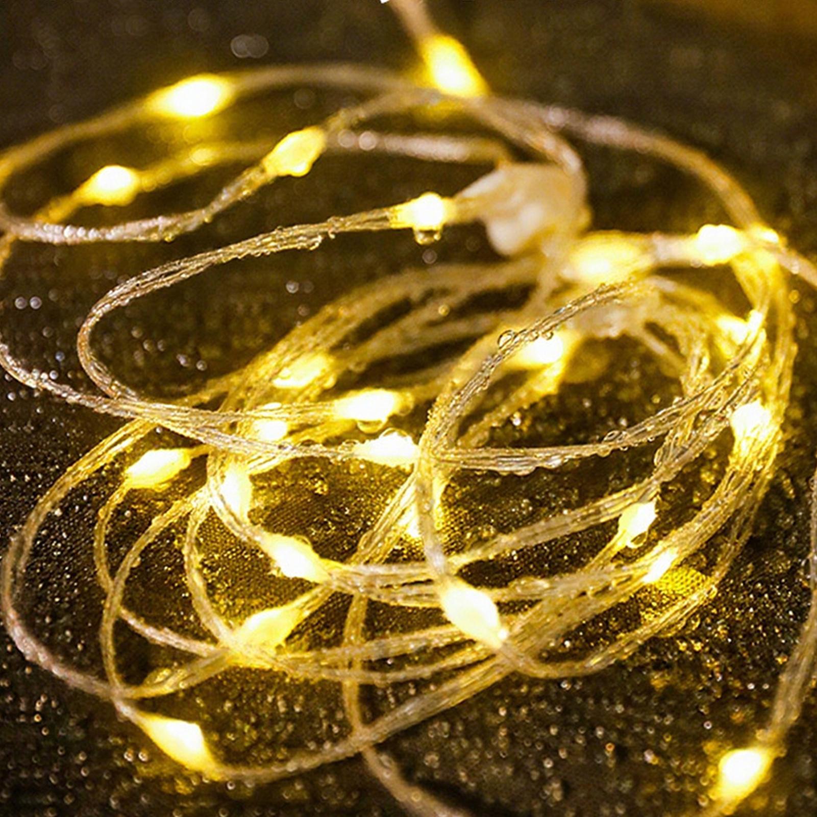 格納式キャンプ用ストリングライト 2600mAh フック付き - Outdoor Camping Lights String のレビューと価格