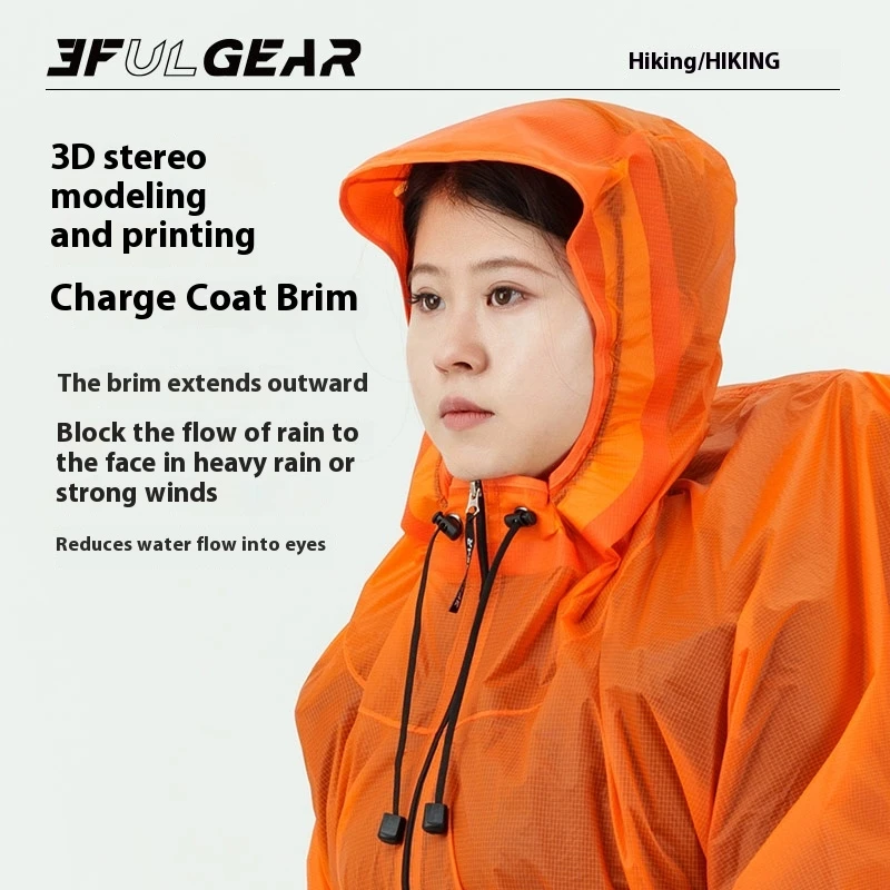 3F UL GEAR ジッパーレインコート 15D ナイロン - Camping Rain Poncho のレビューと価格