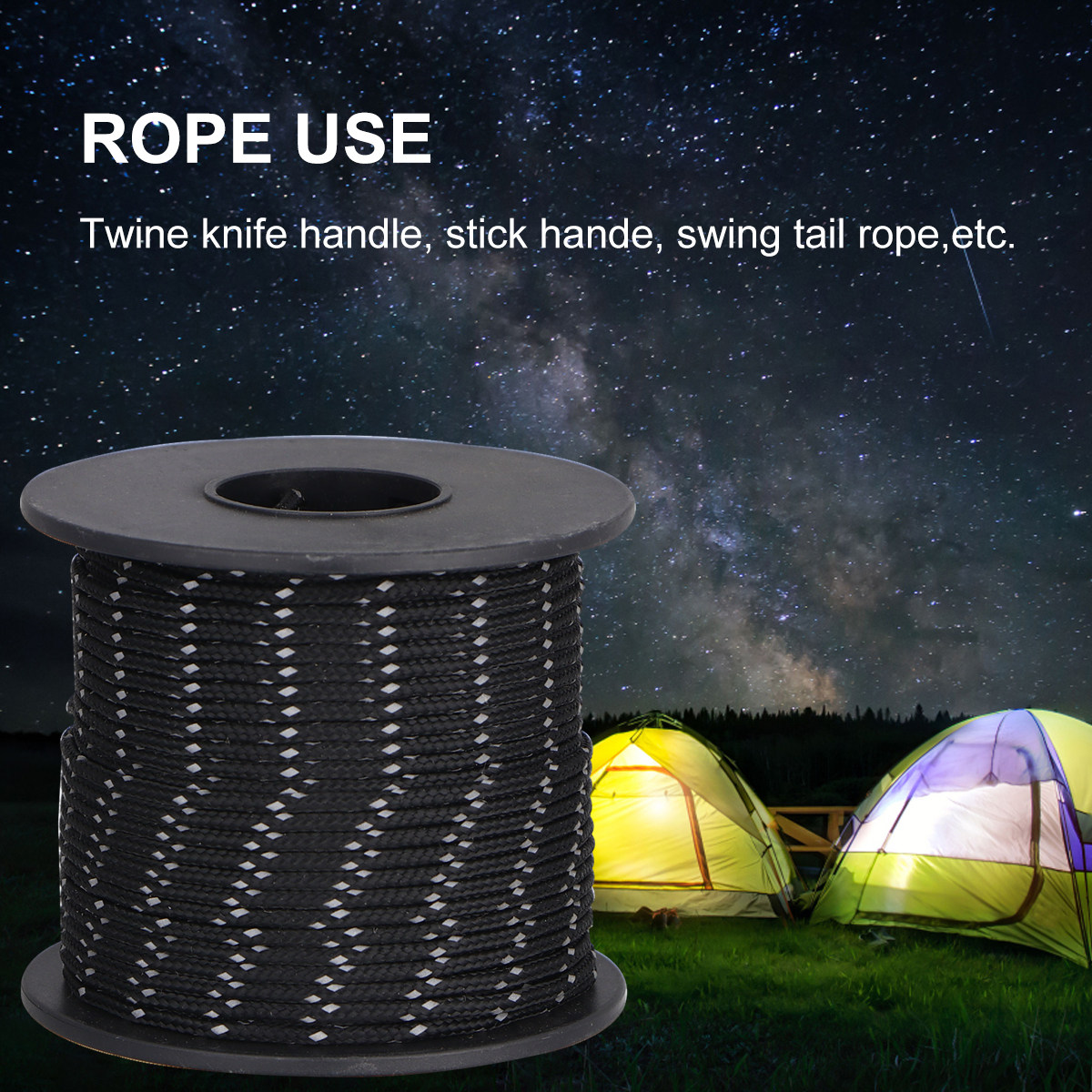 31メートル 2.1mm 反射性ガイライン テントロープ ア - Outdoor Camping Guy のレビューと価格