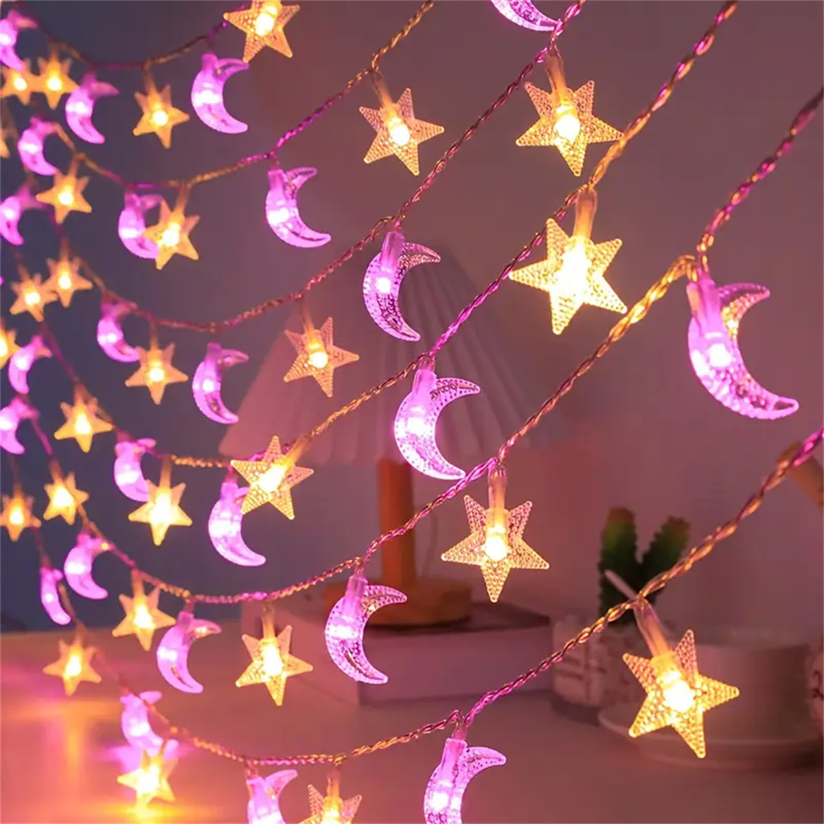 星空LEDストリングライト,ムードライト,リビングルーム,屋 - Outdoor Camping Lights String のレビューと価格