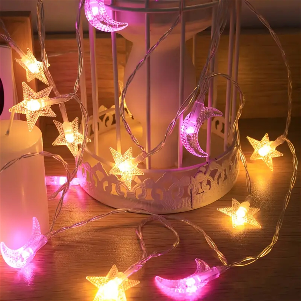 星空LEDストリングライト,ムードライト,リビングルーム,屋 - Outdoor Camping Lights String のレビューと価格