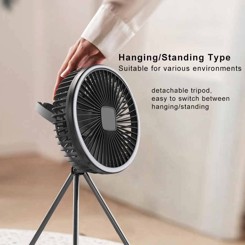 ポータブルキャンプファン 10000mAh 5000mAh  - Outdoor Camping Misting Fan のレビューと価格