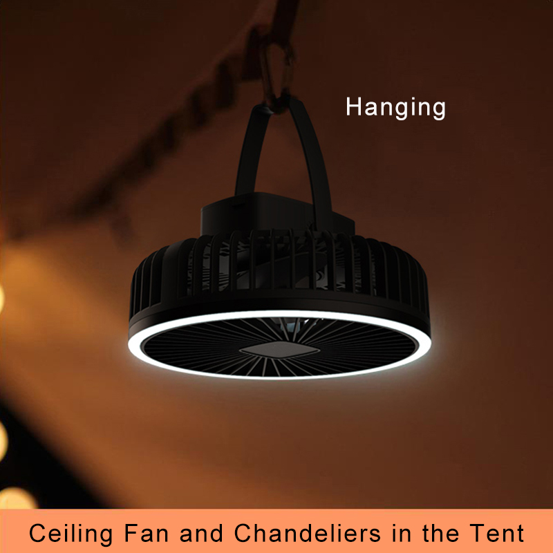 ポータブルキャンプファン 10000mAh 5000mAh  - Outdoor Camping Misting Fan のレビューと価格