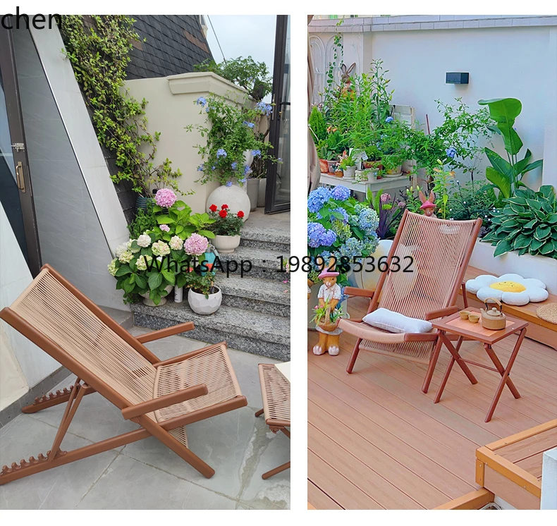 r5.13 バルコニーラウンジチェア ホームカジュアル折りた - Folding Chair のレビューと価格
