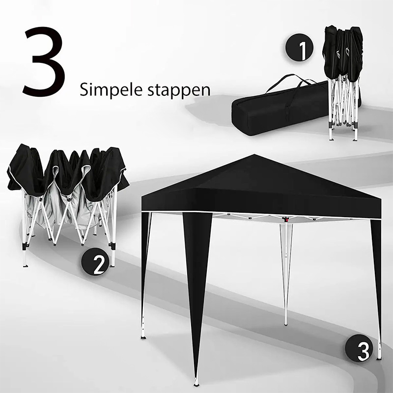 3×3m四隅ポップアップ折りたたみキャノピーテント、キャンプ - Outdoor Camping Exhibition のレビューと価格